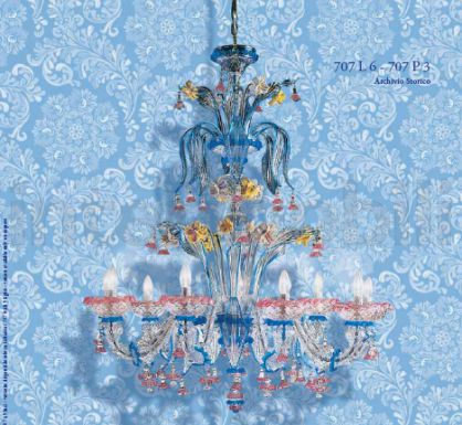 Люстра подвесная в венецианском стиле