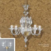 Люстра с золотым основанием