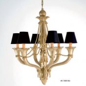 Люстра позолоченного цвета