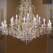 Люстра с открытыми светильниками