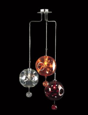 Люстра с тройным подвесом