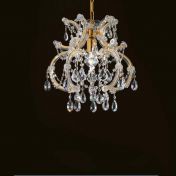 Люстра с подвесками-кристаллами