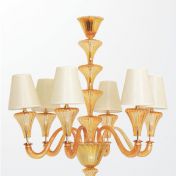 Люстра с абажурами