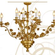 Люстры флористического стиля коллекции Ciulli 1902