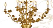 Люстры флористического стиля коллекции Ciulli 1902