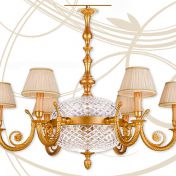 Люстры с канделябрами на хрустальной основе из коллекции Ciulli 1902