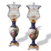 Настольная лампа фарфоровая