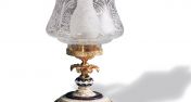 Настольная лампа из фарфора