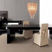 Мебель для гостиной из темного дерева