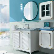 Мебель для ванной в элегантном белом цвете