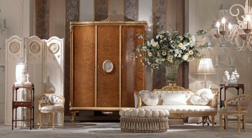 Мебель для гардиробной комнаты коллекции Canova