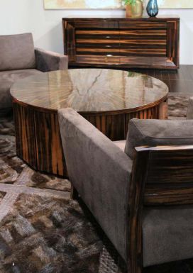 Мебель для гостиной дымчатого цвета