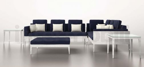 Мебель в плетенной обивке