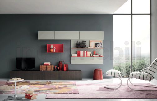 Мебельная композиция в интересном цветовом сочетании