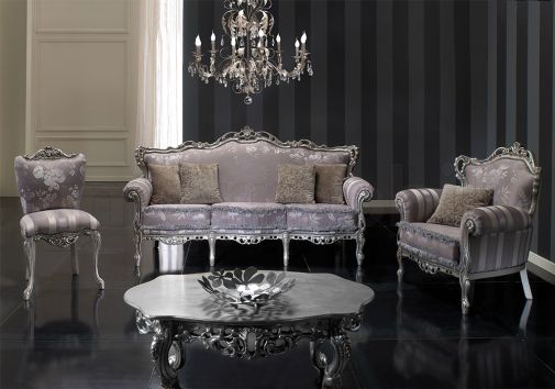 Мебельный гарнитур FRANCESCA с изумительным резным декором