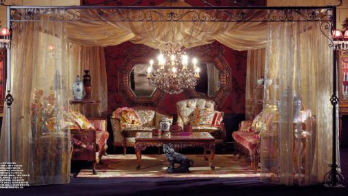 Мебельный набор для гостиной комнаты.