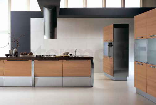 Модульная кухня с островом из коллекции Trendy