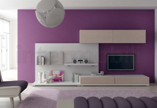 Модульная стенка для гостиной комнаты