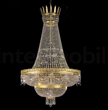 Люстра из хрустальных каскадов