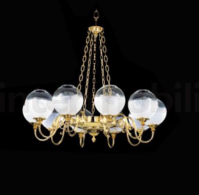 Люстра на цепочках