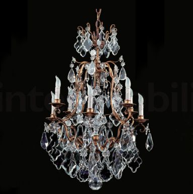 Люстра с фигурными подвесками