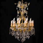 Люстра с хрустальным «букетом»