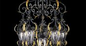 Люстра с роскошными «фонариками»