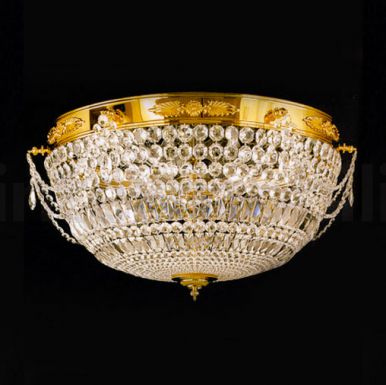 Потолочный светильник с позолотой
