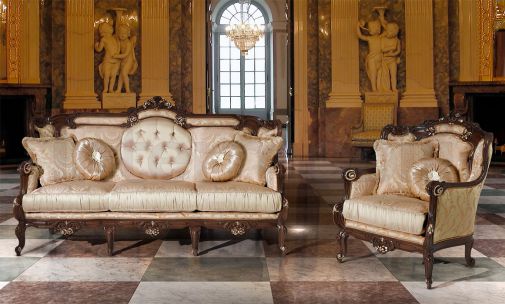 Мягкая мебель VENEZIA с великолепным резным каркасом
