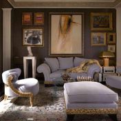 Мягкий гарнитур для гостиной комнаты.