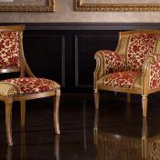 Мягкое кресло и стул из итальянской коллекции.