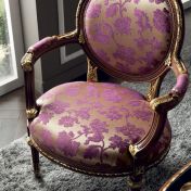 Мягкое круглое кресло Sole от итальянской фабрики Misura Salotti