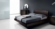 Набор ARCO с двуспальной кроватью SIROS в темном дубе