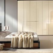 Набор для спальни Mercantini с круглыми прикроватными тумбами