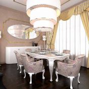 Набор мебели для столовой комнаты.