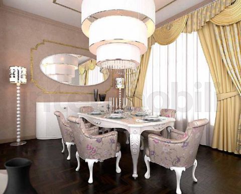 Набор мебели для столовой комнаты.