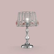 Настольная лампа со стеклянным абажуром