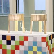 Настольный светильник на трех ножках