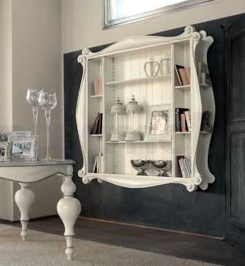 Навесной книжный шкаф EMMA/QUADRATA