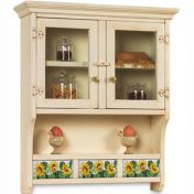 Навесной маленький шкаф в стиле кантри