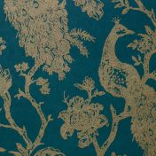 Обои LE PAON из коллекции Textures с изображением павлинов