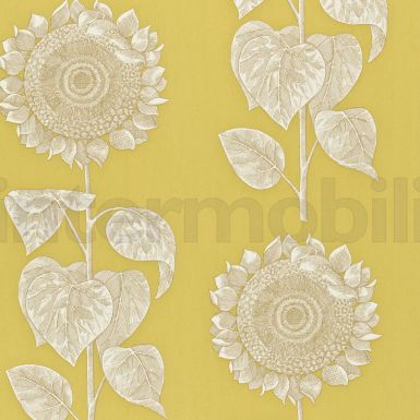 Обои Palladio Sunflower с крупным цветочным рисунком