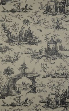 Обои SCENES CHINOISES из коллекции Toiles de Jouy et Fleurs