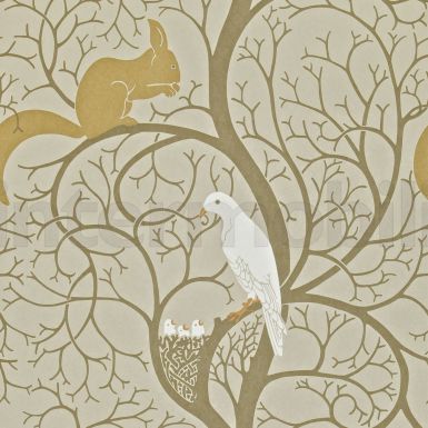 Обои Squirrel & Dove из коллекции Vintage