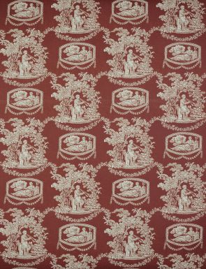 Обои TOILE DE NANTES из коллекции Toiles de Jouy et Fleurs