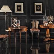 Оригинальные круглые столики и стулья