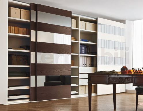 Оригинальный шкаф-купе с дверями Mix