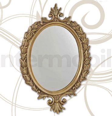 Овальное зеркало в латунной раме коллекции Ciulli 1902