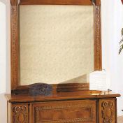 Панель с вешалками и скамьей-контейнером