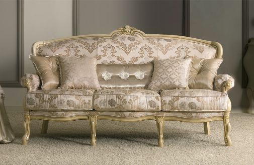 Пастельные диван и кресло FILIPPO